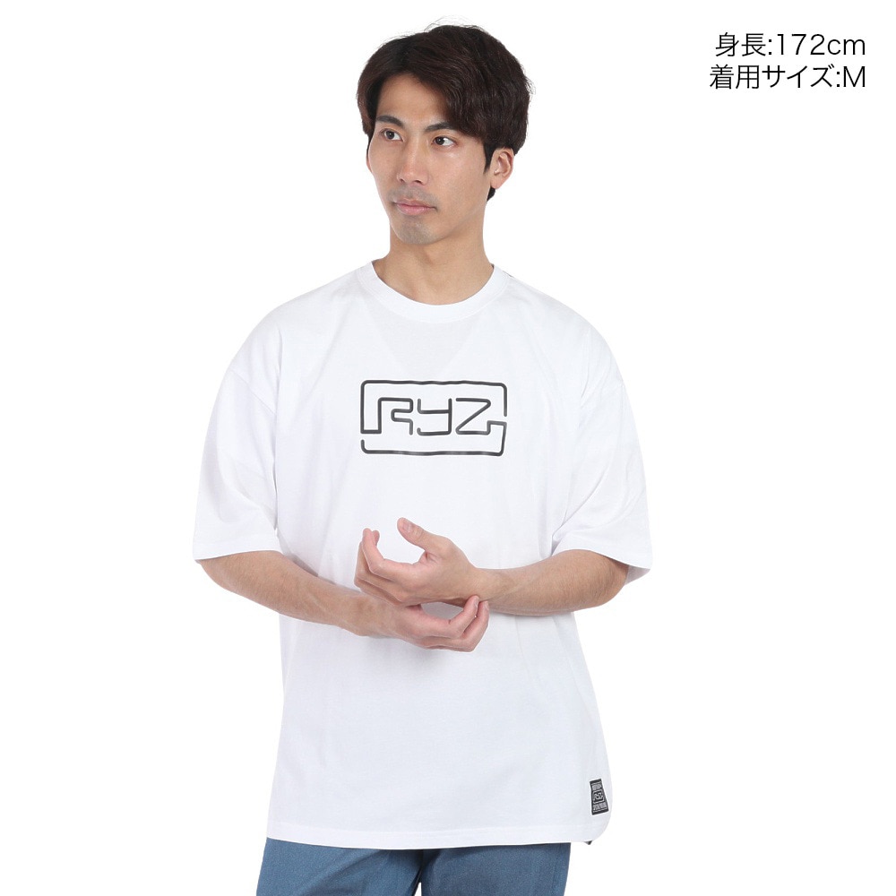 ライズ（RYZ）（メンズ）半袖Tシャツ RZ10CD24SS0014 WHT