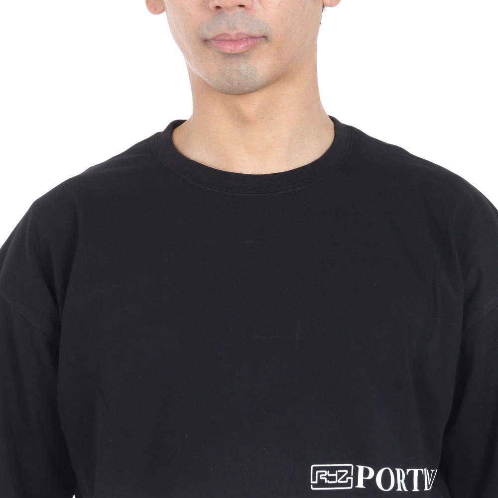 ライズ（RYZ）（メンズ）50/50 半袖Tシャツ RZ10CD24SS0015 BK/WT