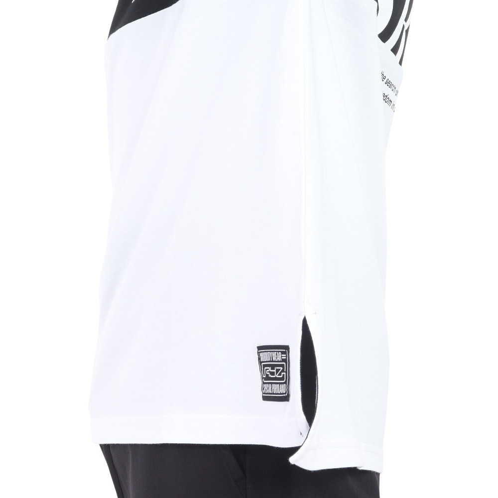 ライズ（RYZ）（メンズ）50/50 半袖Tシャツ RZ10CD24SS0015 BK/WT