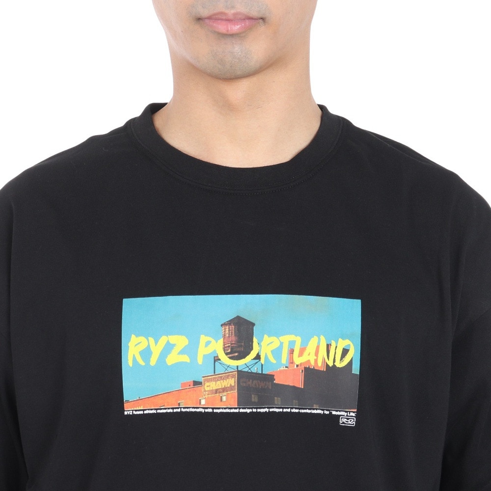 ライズ（RYZ）（メンズ）TAGGING 半袖Tシャツ RZ10CD24SS0016 BLK