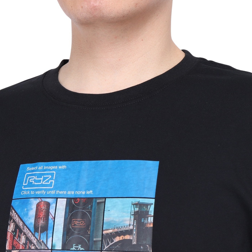 ライズ（RYZ）（メンズ）BOT 半袖Tシャツ RZ10CD24SS0017 BLK