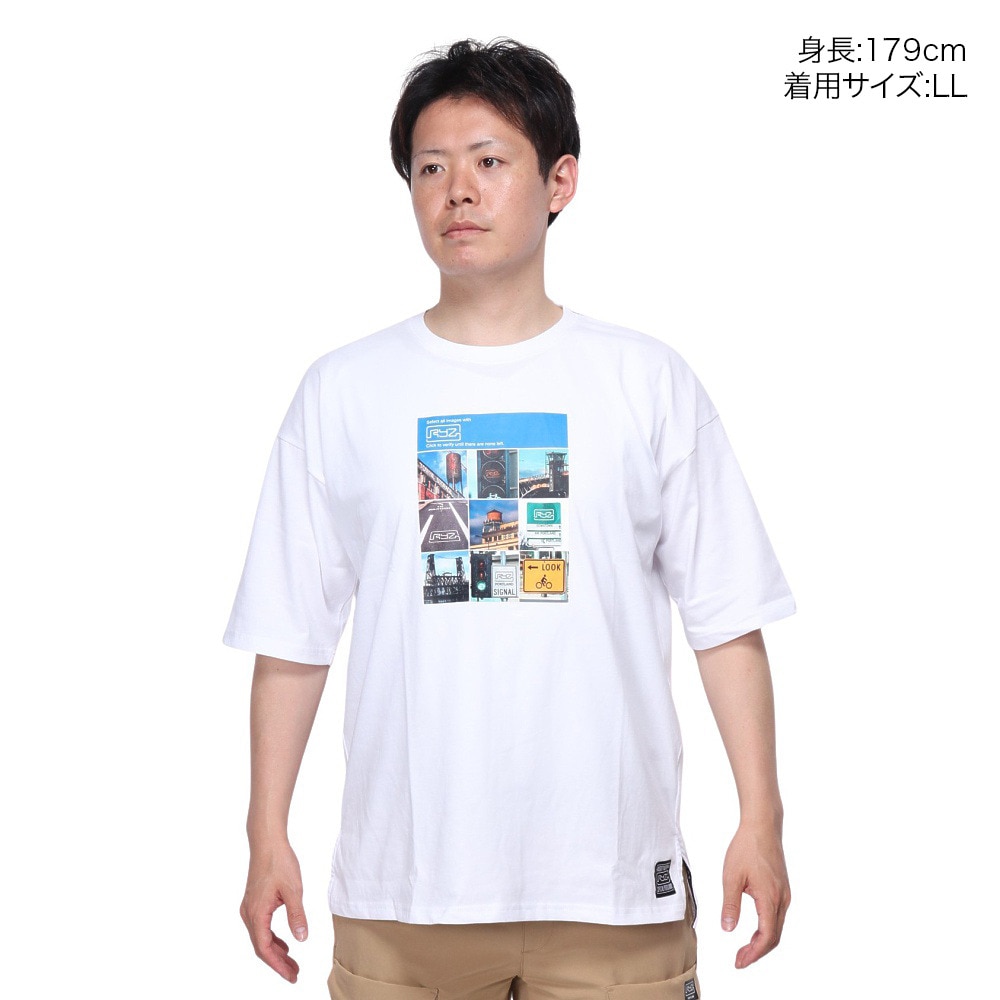 ライズ（RYZ）（メンズ）BOT 半袖Tシャツ RZ10CD24SS0017 WHT