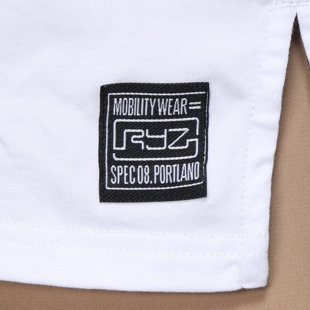 ライズ（RYZ）（メンズ）BOT 半袖Tシャツ RZ10CD24SS0017 WHT