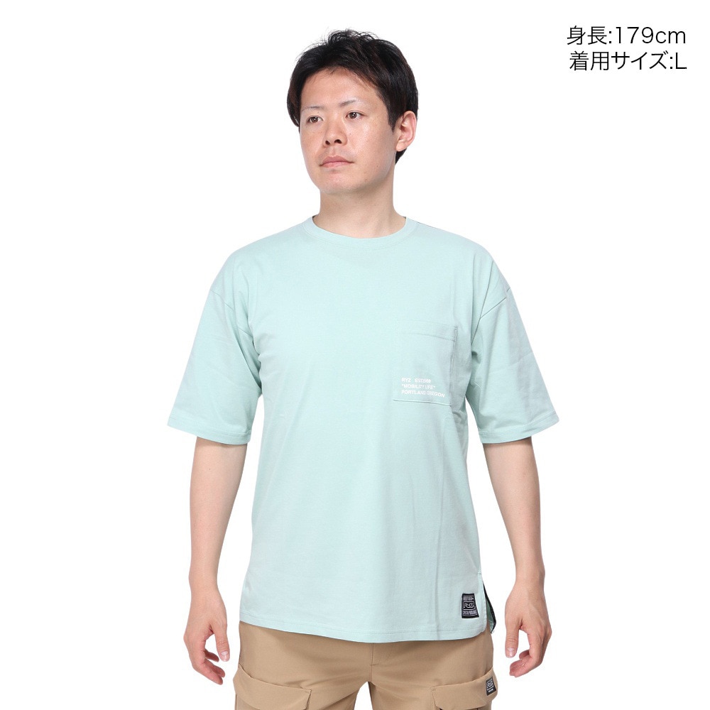 ライズ（RYZ）（メンズ）BACK PDX 半袖Tシャツ RZ10CD24SS0018 MNT
