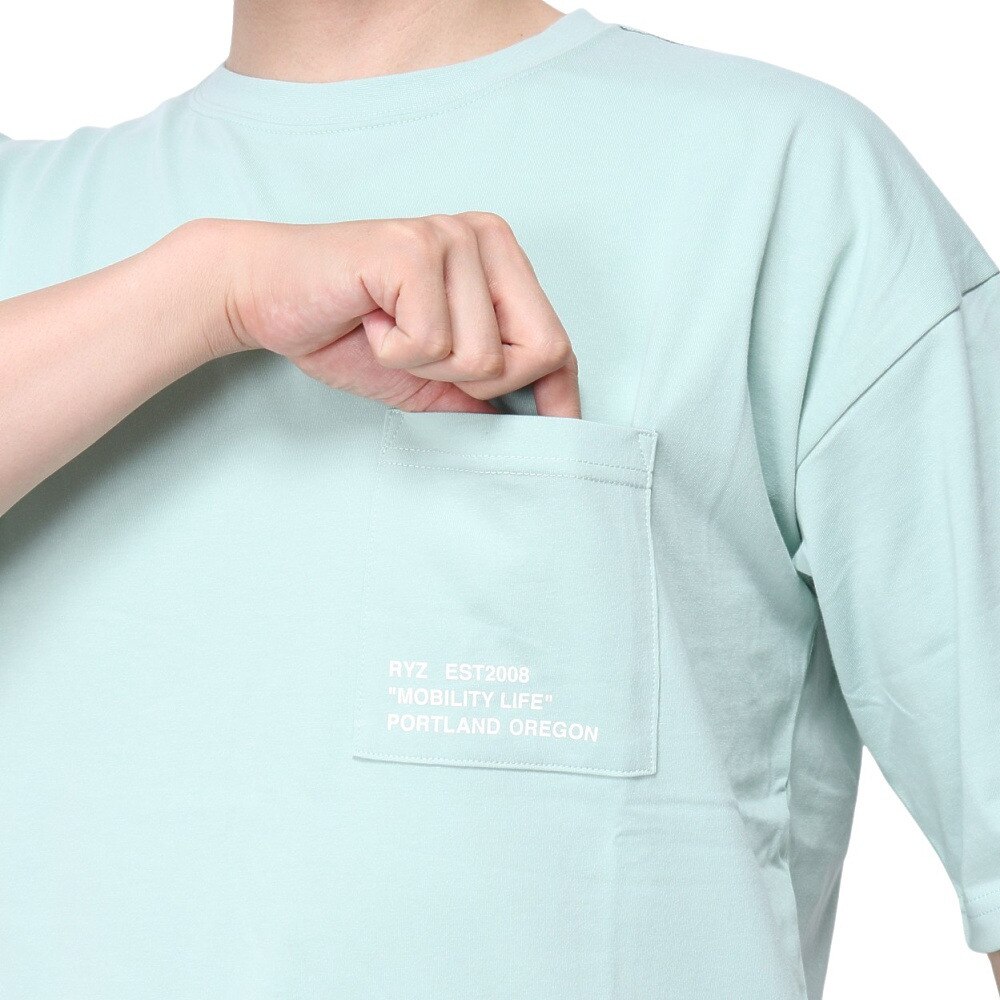 ライズ（RYZ）（メンズ）BACK PDX 半袖Tシャツ RZ10CD24SS0018 MNT