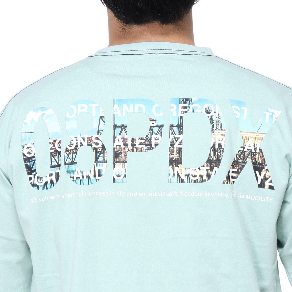 ライズ（RYZ）（メンズ）BACK PDX 半袖Tシャツ RZ10CD24SS0018 MNT