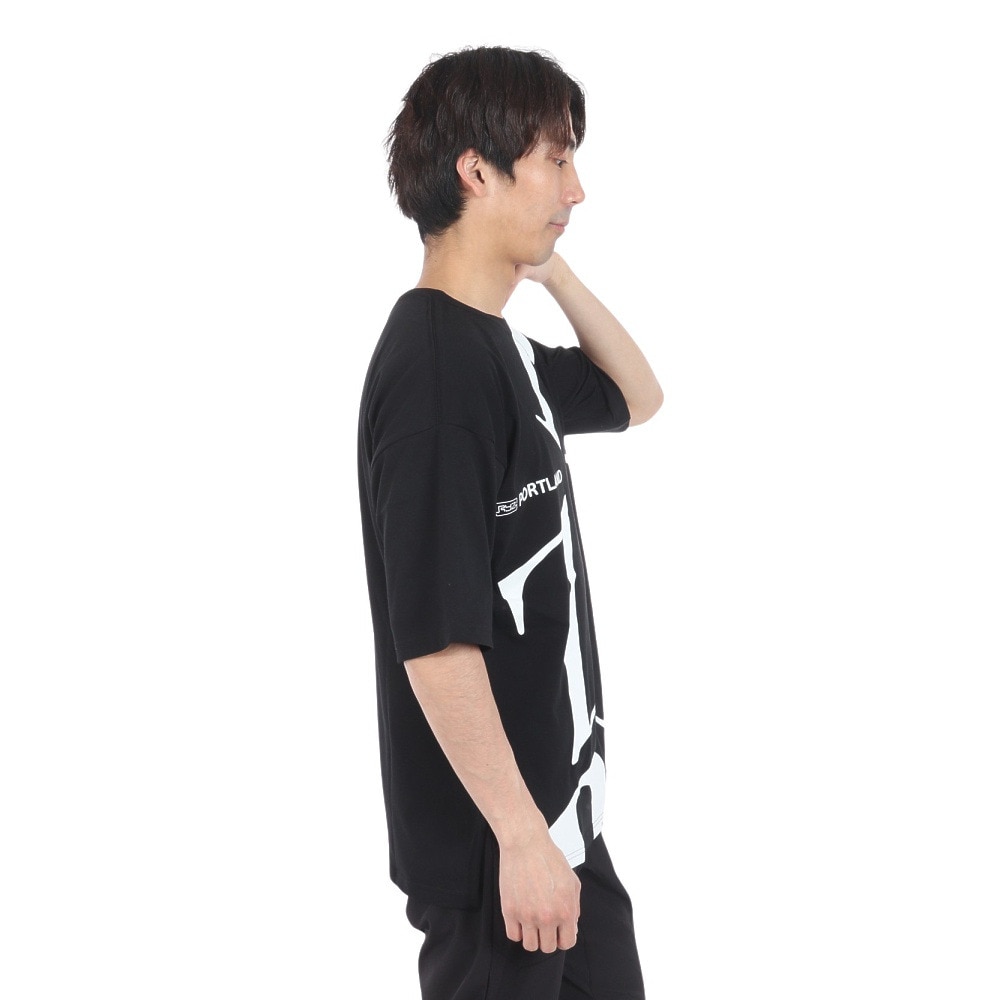 ライズ（RYZ）（メンズ）TYPO 半袖Tシャツ RZ10CD24SS0019 BLK