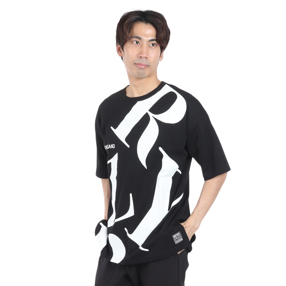 ライズ（RYZ）（メンズ）TYPO 半袖Tシャツ RZ10CD24SS0019 BLK