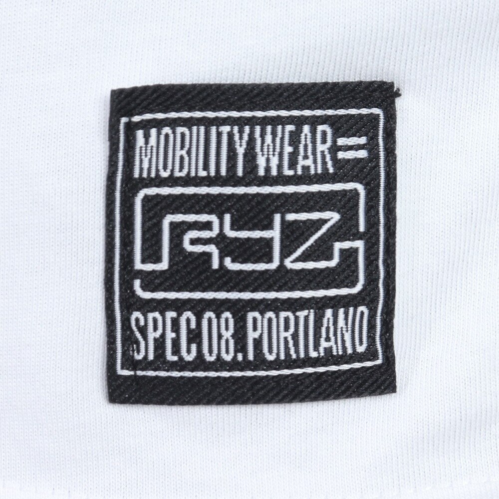 ライズ（RYZ）（メンズ）TYPO 半袖Tシャツ RZ10CD24SS0019 WHT