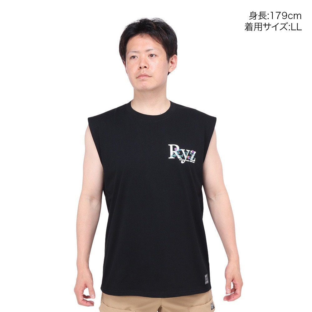 ライズ（RYZ）（メンズ）F.P.P ノースリーブ シャツ RZ10CD24SS0020 BLK