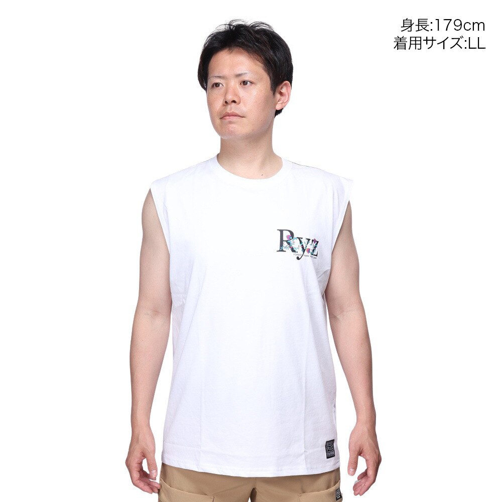 ライズ（RYZ）（メンズ）F.P.P ノースリーブ シャツ RZ10CD24SS0020 WHT