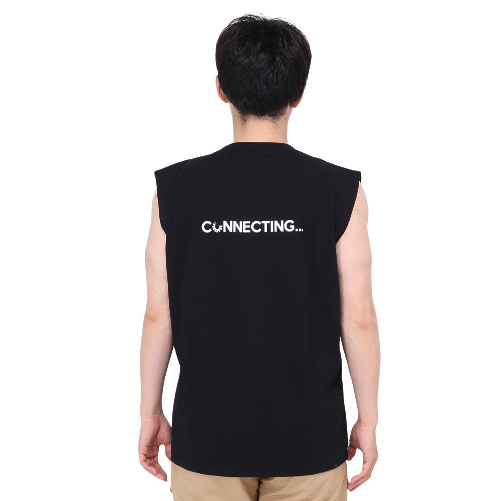 ライズ（RYZ）（メンズ）CONNECTING ノースリーブ シャツ RZ10CD24SS0021 BLK