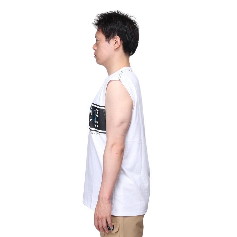ライズ（RYZ）（メンズ）BAR PHOTO ノースリーブ シャツ RZ10CD24SS0024 WHT