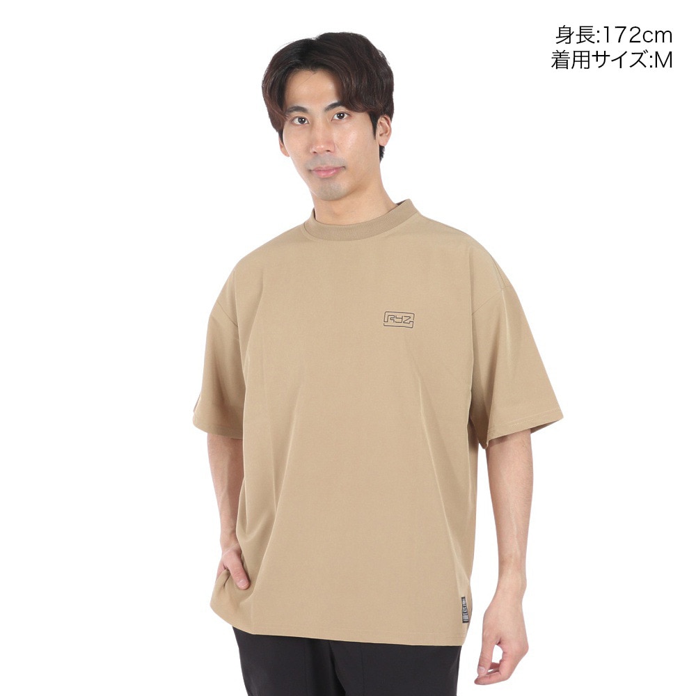 ライズ（RYZ）（メンズ）MFX ウーブン 半袖Tシャツ RZ10EG24SS0011 BEG