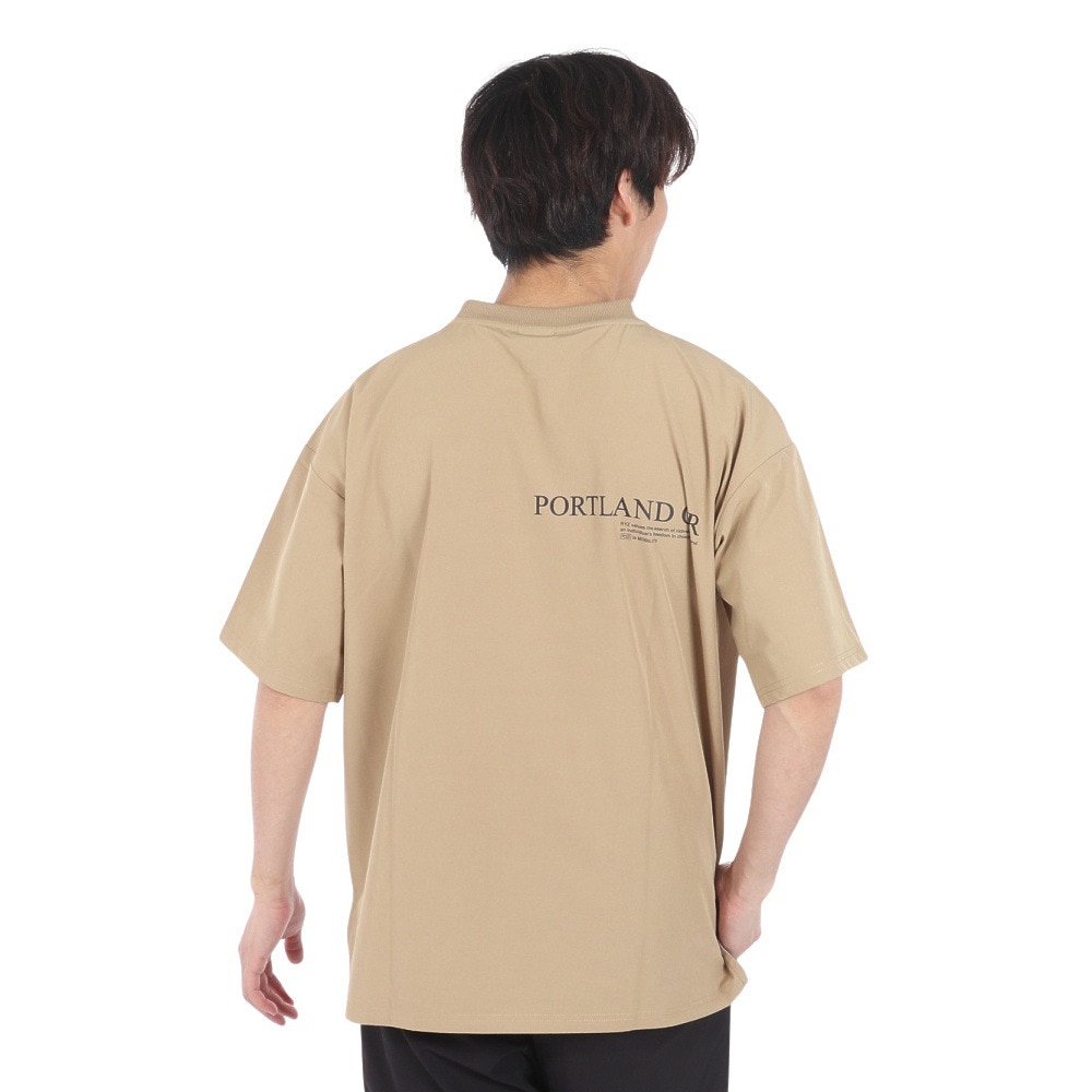 ライズ（RYZ）（メンズ）MFX ウーブン 半袖Tシャツ RZ10EG24SS0011 BEG