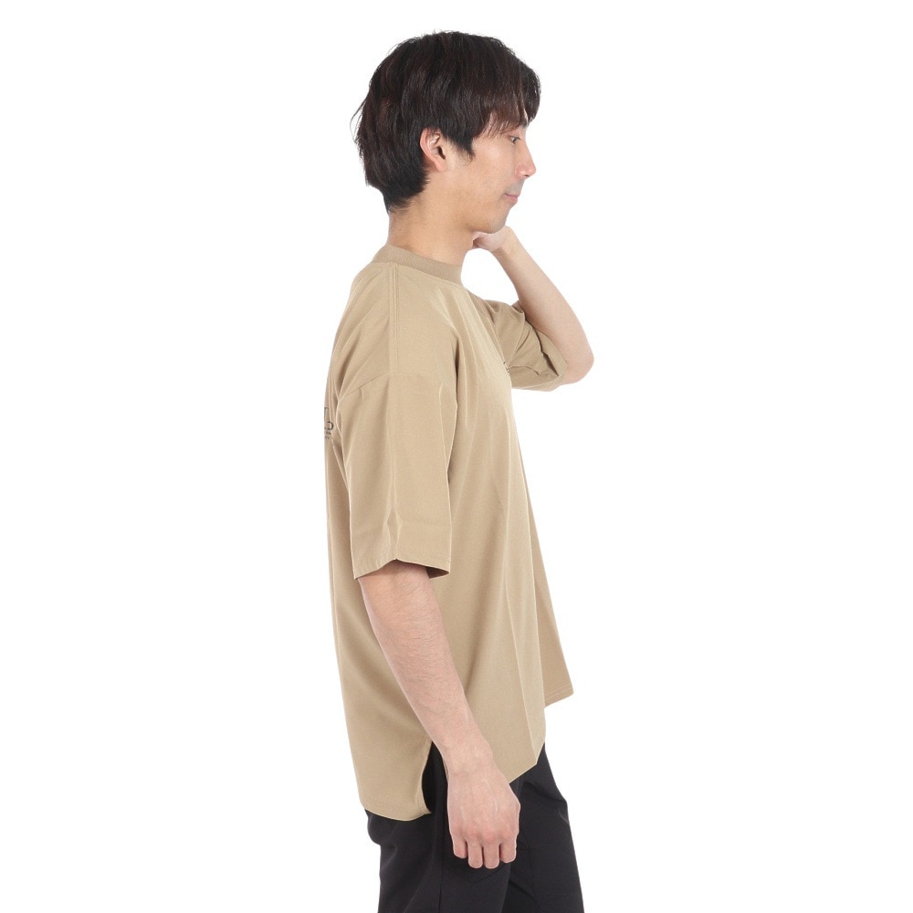 ライズ（RYZ）（メンズ）MFX ウーブン 半袖Tシャツ RZ10EG24SS0011 BEG