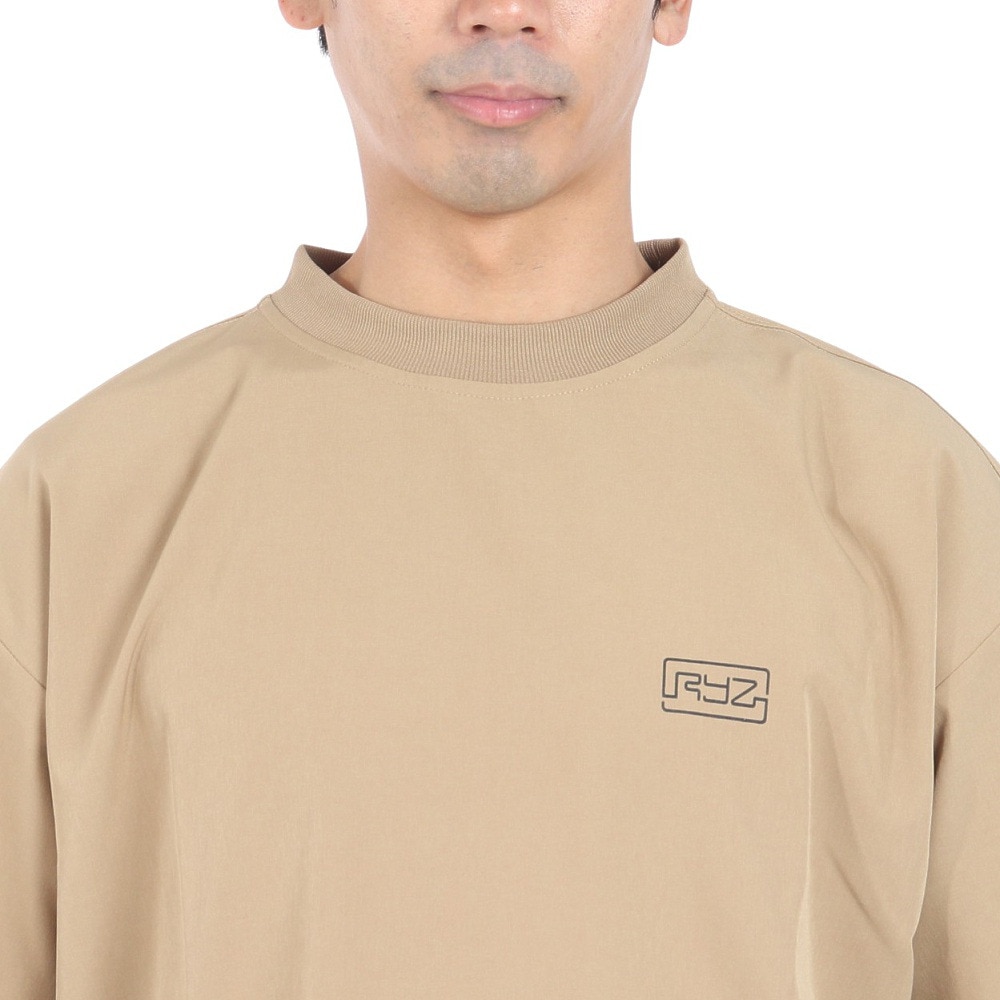 ライズ（RYZ）（メンズ）MFX ウーブン 半袖Tシャツ RZ10EG24SS0011 BEG