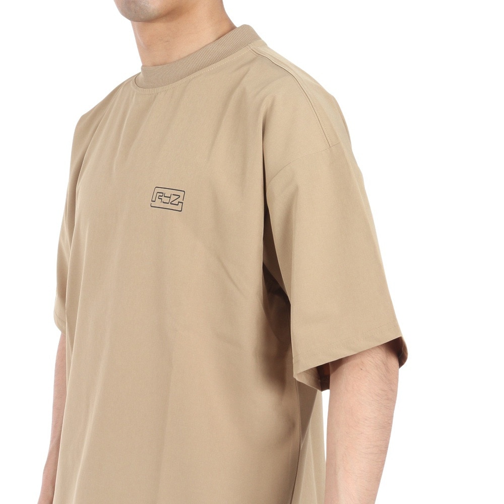 ライズ（RYZ）（メンズ）MFX ウーブン 半袖Tシャツ RZ10EG24SS0011 BEG