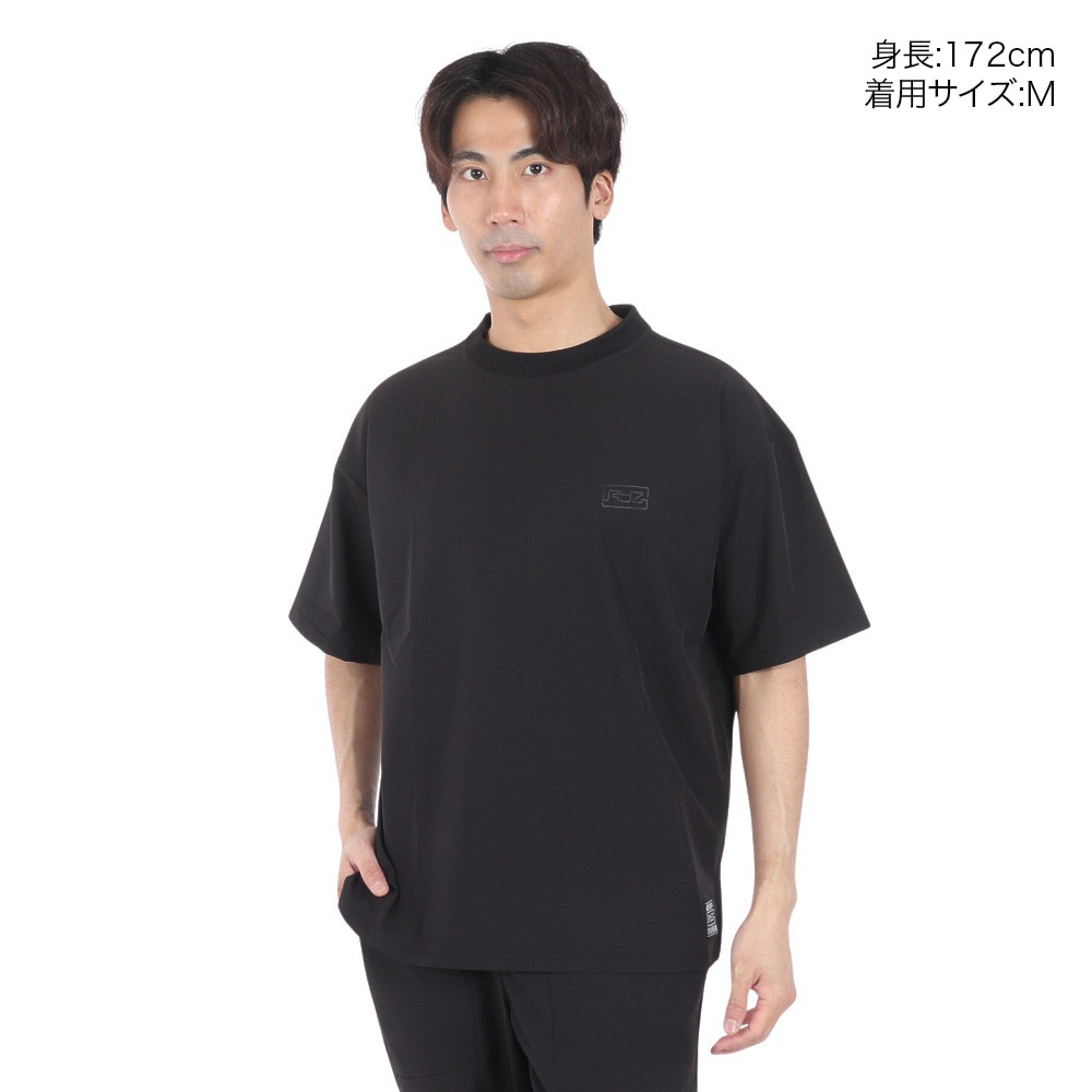 ライズ（RYZ）（メンズ）MFX ウーブン 半袖Tシャツ RZ10EG24SS0011 BLK