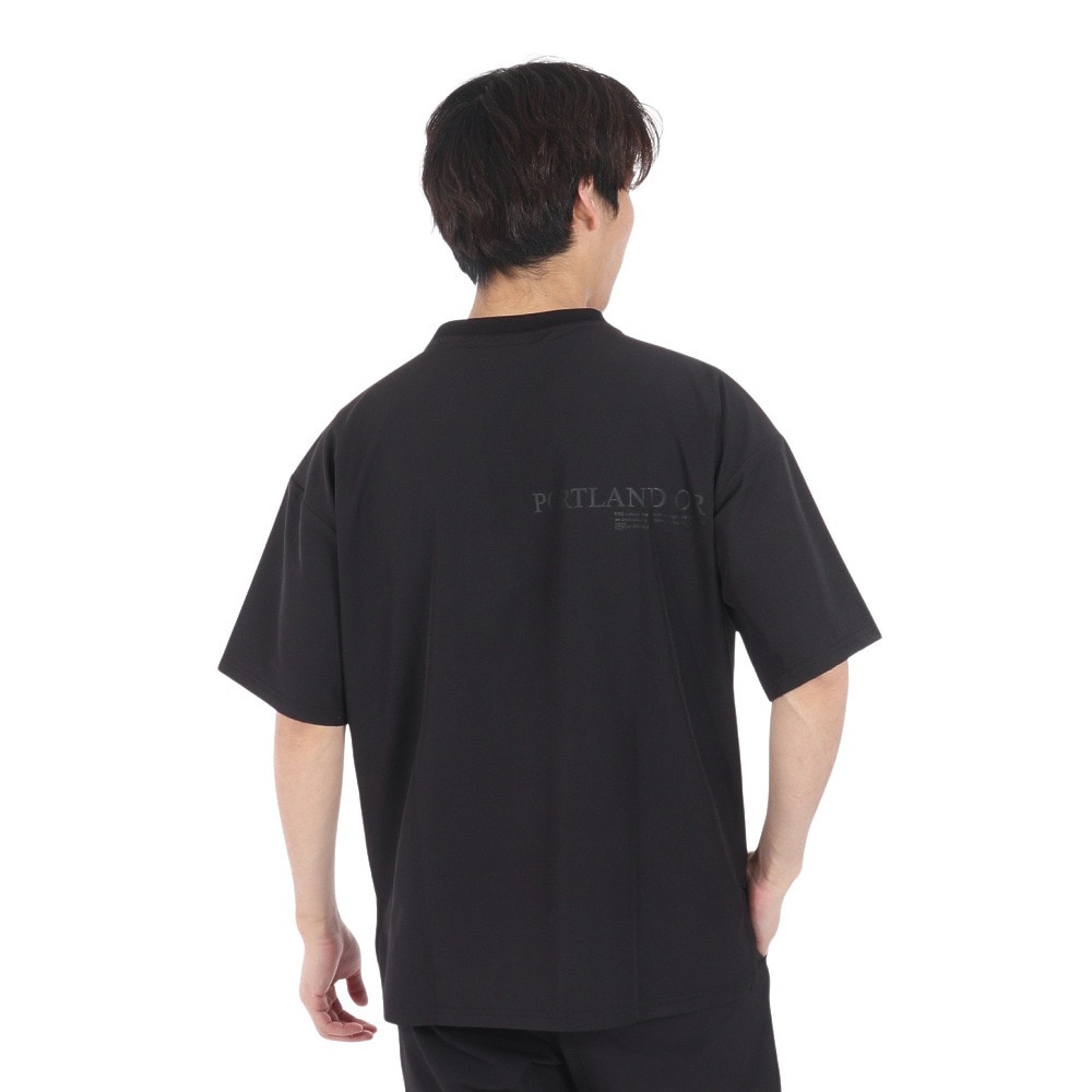 ライズ（RYZ）（メンズ）MFX ウーブン 半袖Tシャツ RZ10EG24SS0011 BLK