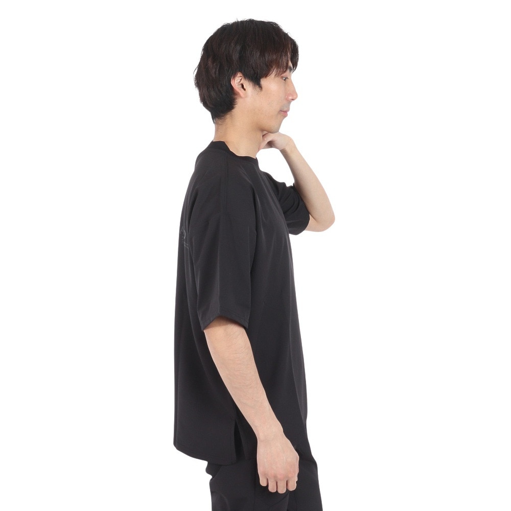 ライズ（RYZ）（メンズ）MFX ウーブン 半袖Tシャツ RZ10EG24SS0011 BLK