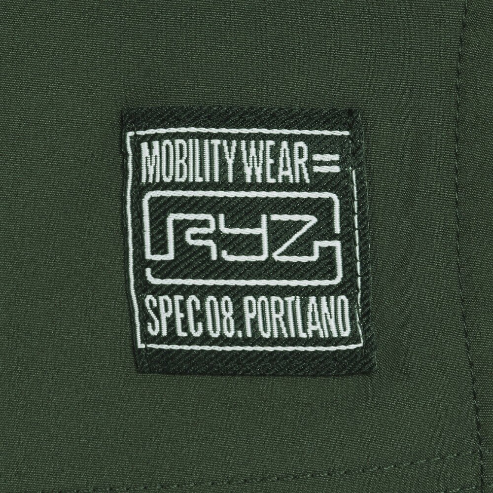 ライズ（RYZ）（メンズ）MFX ウーブン 半袖Tシャツ RZ10EG24SS0011 KHK