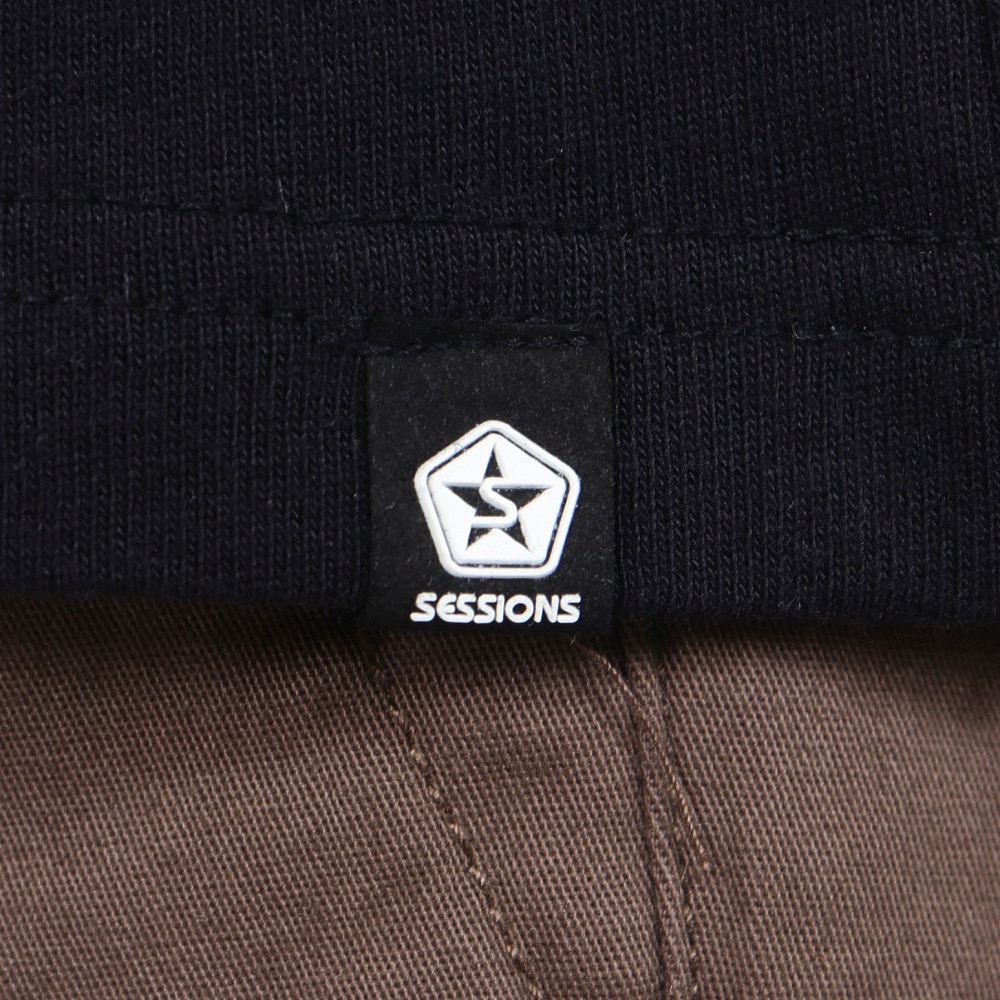 セッションズ（SESSIONS）（メンズ）FLAG LOGO Tシャツ 247201 BLK