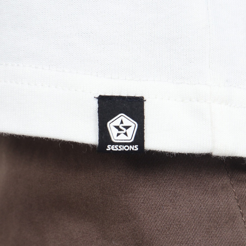 セッションズ（SESSIONS）（メンズ）FLAG LOGO Tシャツ 247201 WHT