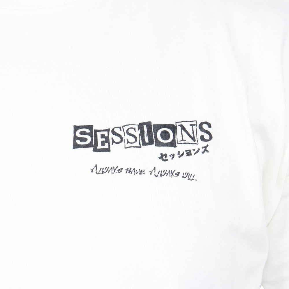 セッションズ（SESSIONS）（メンズ）SCRAP プリントTシャツ 247202 WHT