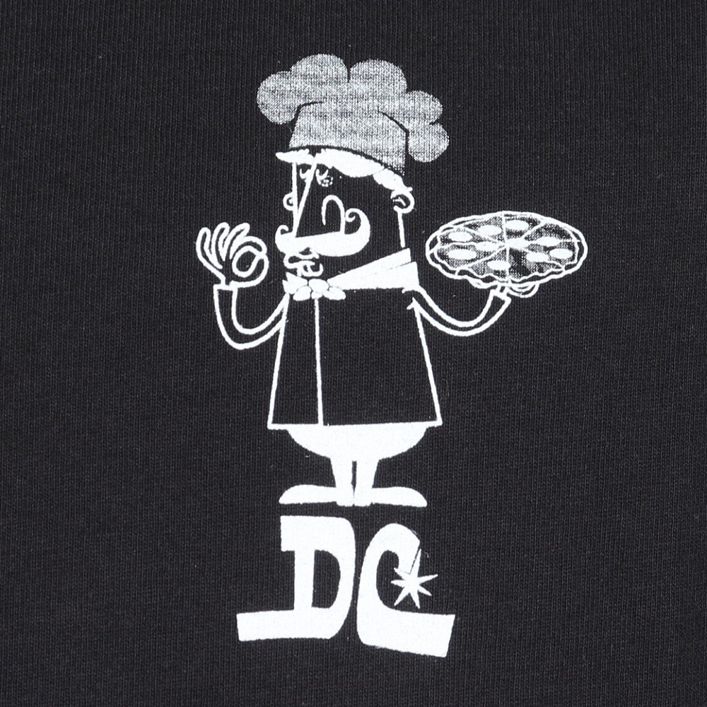 ディーシーシューズ（DC SHOES）（メンズ）24 PIZZA 半袖Tシャツ 24SUDST242030YBLK