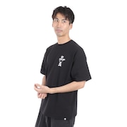 ディーシーシューズ（DC SHOES）（メンズ）24 PIZZA 半袖Tシャツ 24SUDST242030YBLK