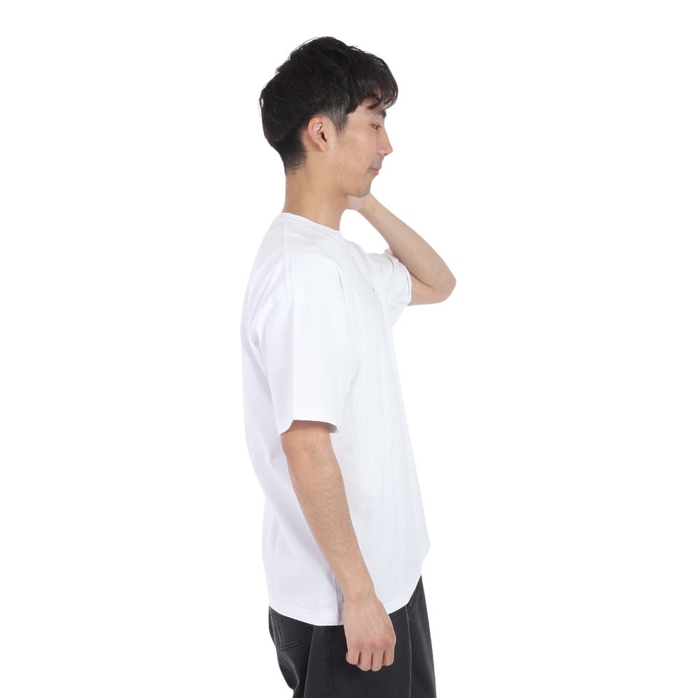 ディーシーシューズ（DC SHOES）（メンズ）24 PIZZA 半袖Tシャツ 24SUDST242030YWHT