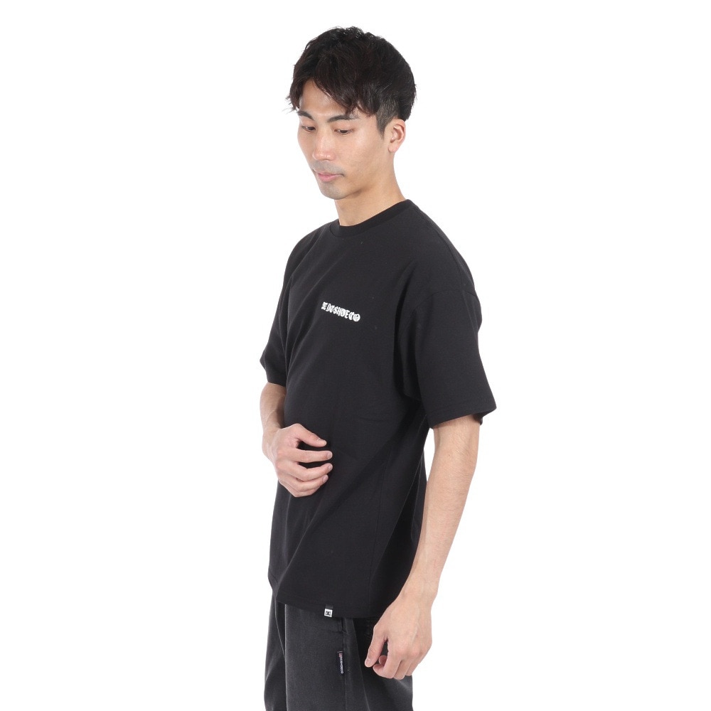 ディーシーシューズ（DC SHOES）（メンズ）24 PLANETSS 半袖Tシャツ 24SUDST242032YBLK