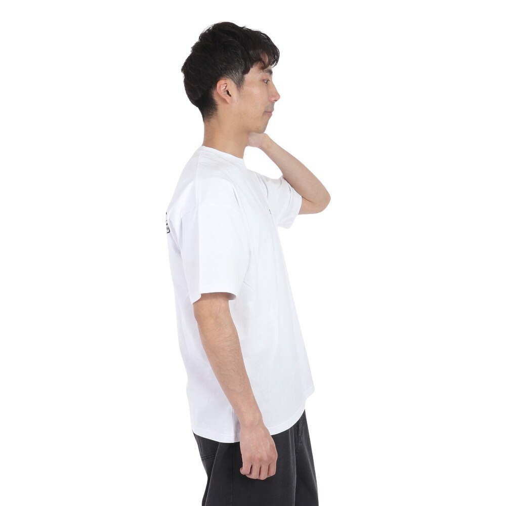 ディーシーシューズ（DC SHOES）（メンズ）24 PLANETSS 半袖Tシャツ 24SUDST242032YWHT