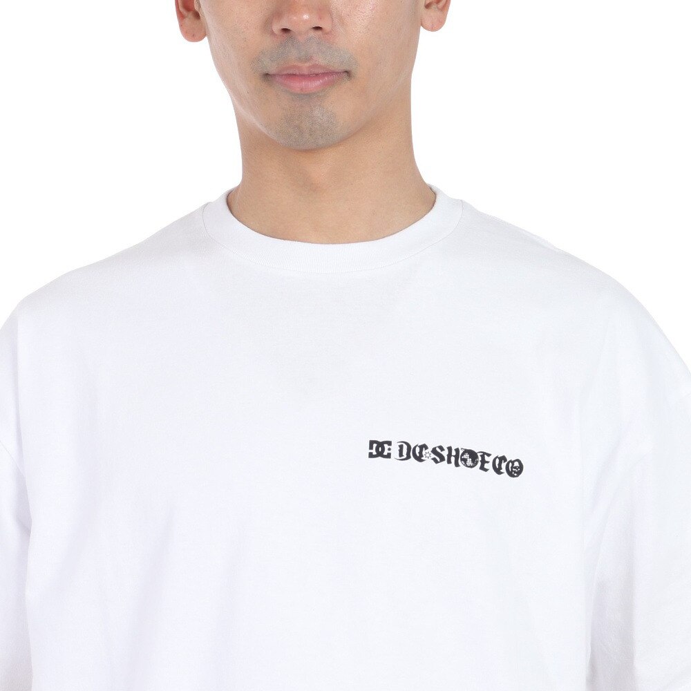 ディーシーシューズ（DC SHOES）（メンズ）24 PLANETSS 半袖Tシャツ 24SUDST242032YWHT