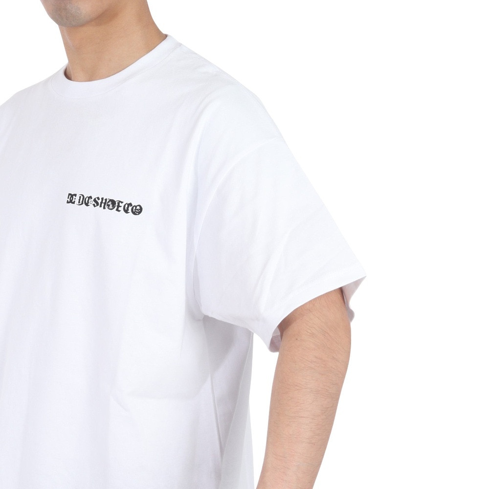 ディーシーシューズ（DC SHOES）（メンズ）24 PLANETSS 半袖Tシャツ 24SUDST242032YWHT