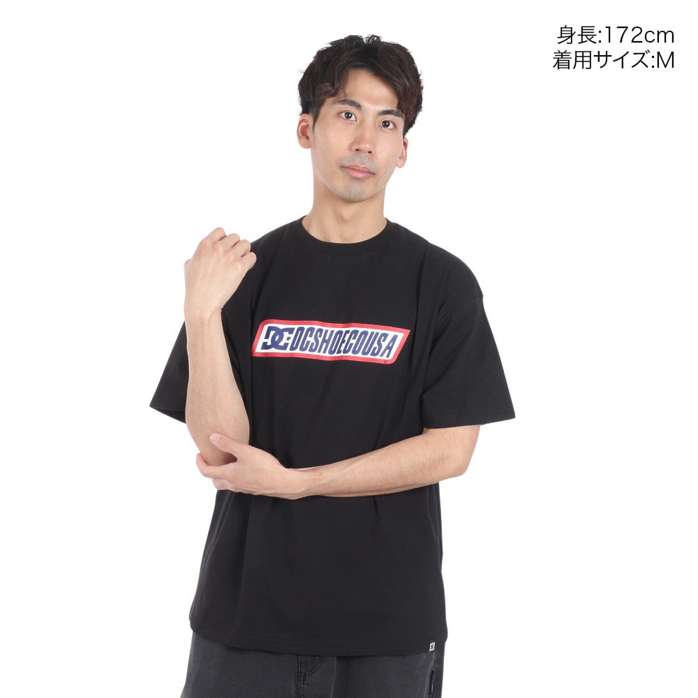 ディーシーシューズ（DC SHOES）（メンズ）24 PARALLELOGRAM 半袖Tシャツ 24SUDST242033YBLK