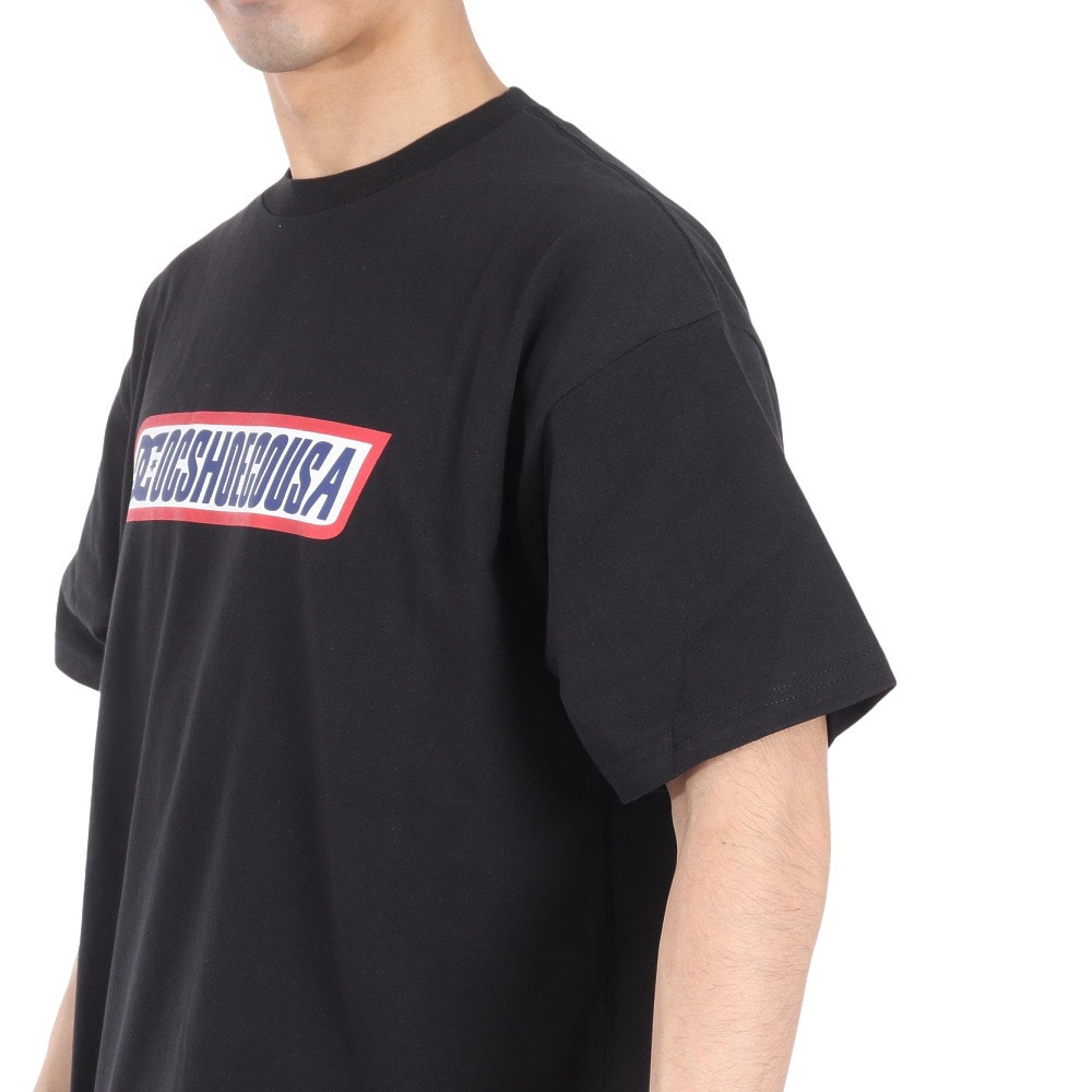 ディーシーシューズ（DC SHOES）（メンズ）24 PARALLELOGRAM 半袖Tシャツ 24SUDST242033YBLK