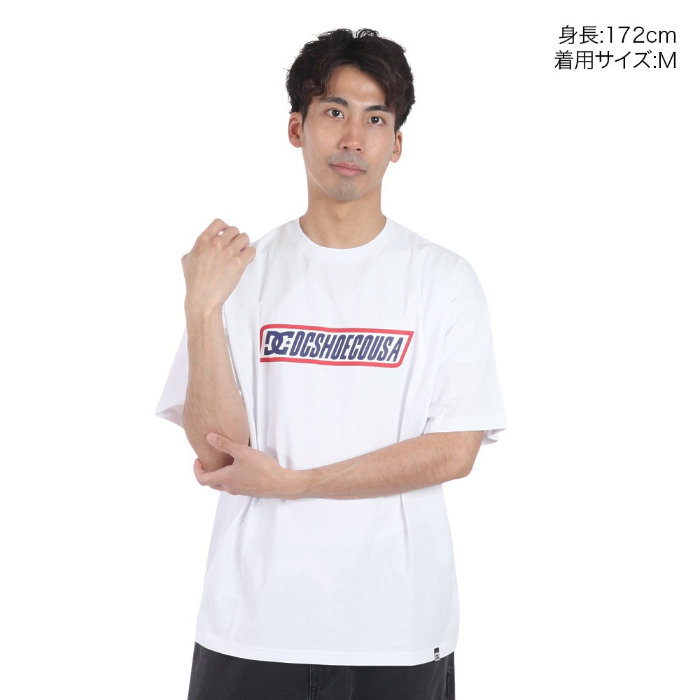 ディーシーシューズ（DC SHOES）（メンズ）24 PARALLELOGRAM 半袖Tシャツ 24SUDST242033YWHT