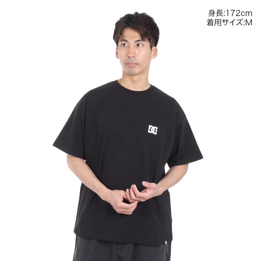 ディーシーシューズ（DC SHOES）（メンズ）24 HIDDEN 半袖Tシャツ 24SUDST242034YBLK