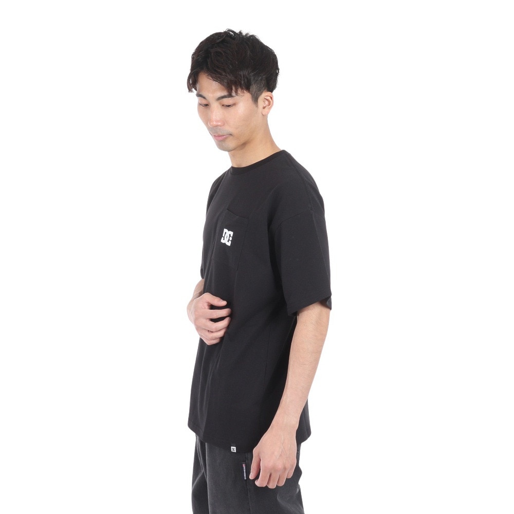 ディーシーシューズ（DC SHOES）（メンズ）24 HIDDEN 半袖Tシャツ 24SUDST242034YBLK