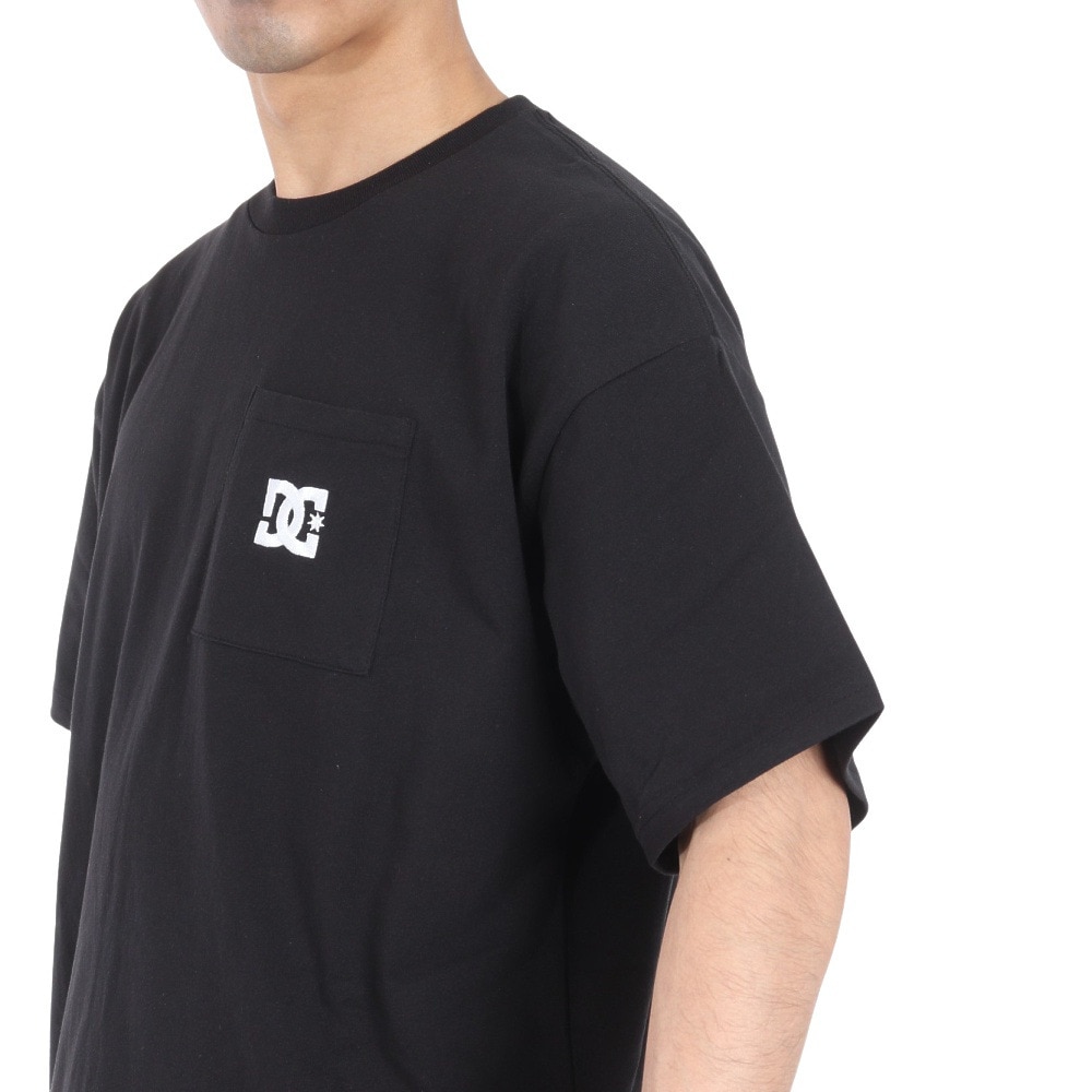 ディーシーシューズ（DC SHOES）（メンズ）24 HIDDEN 半袖Tシャツ 24SUDST242034YBLK