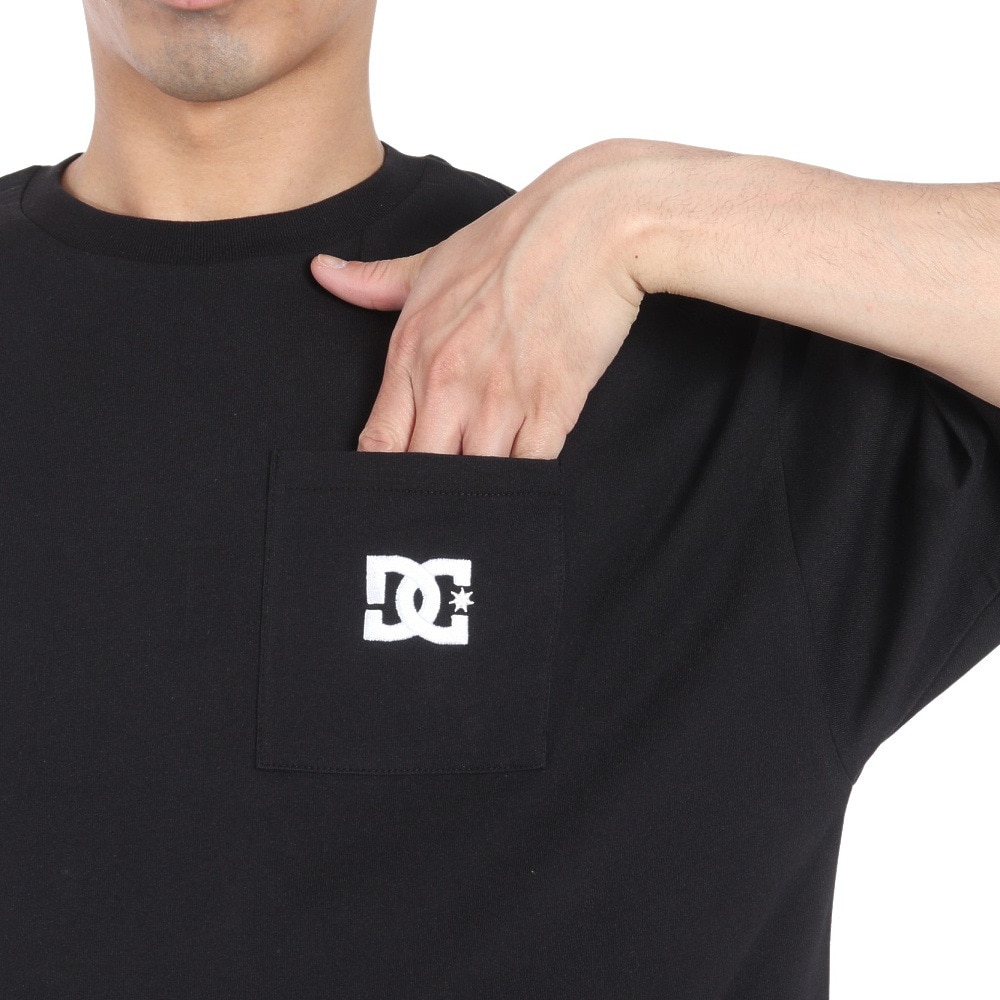 ディーシーシューズ（DC SHOES）（メンズ）24 HIDDEN 半袖Tシャツ 24SUDST242034YBLK
