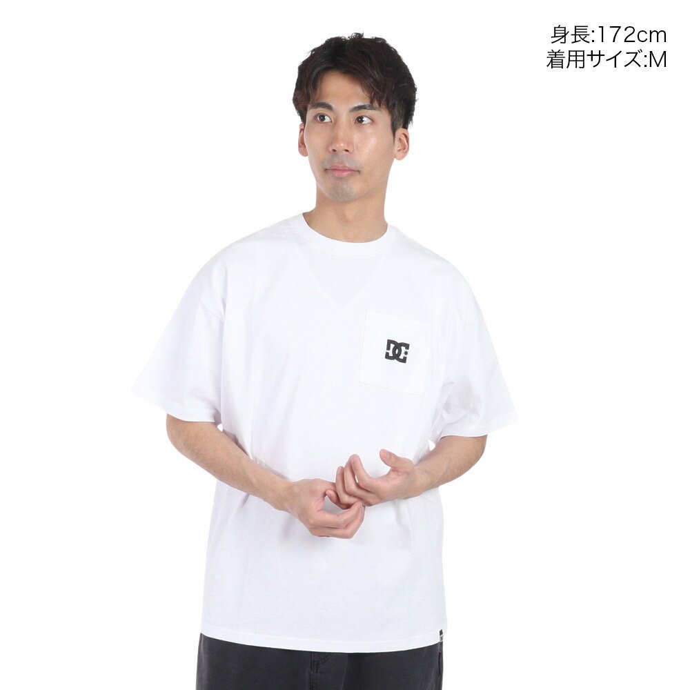 ディーシーシューズ（DC SHOES）（メンズ）24 HIDDEN 半袖Tシャツ 24SUDST242034YWHT