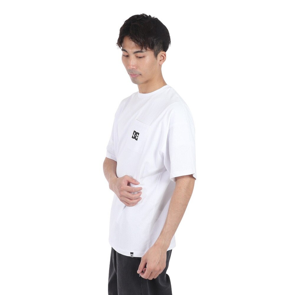 ディーシーシューズ（DC SHOES）（メンズ）24 HIDDEN 半袖Tシャツ 24SUDST242034YWHT