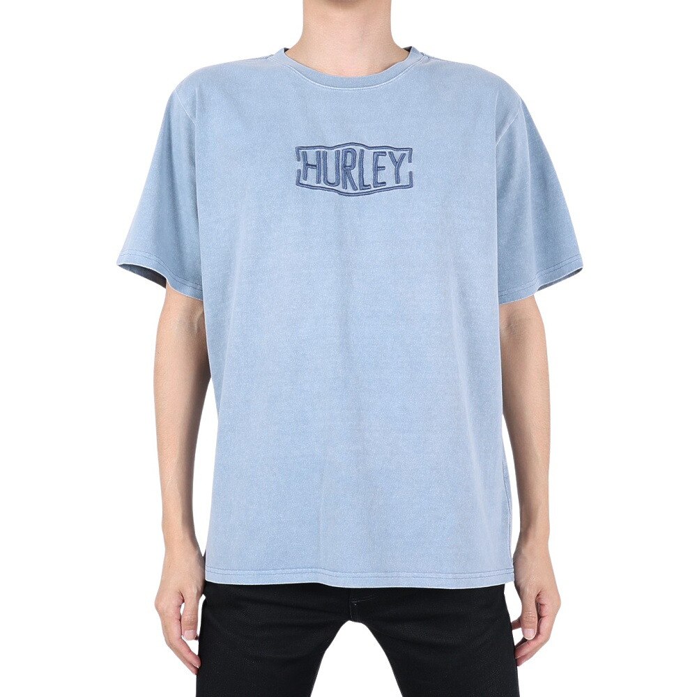 ハーレー（HURLEY）（メンズ）PIGMENT DYED 半袖Tシャツ MSS2411016-DBLE