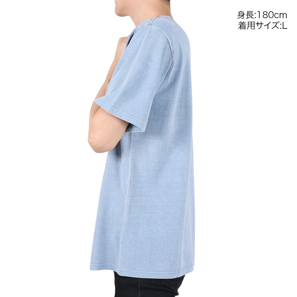 ハーレー（HURLEY）（メンズ）PIGMENT DYED 半袖Tシャツ MSS2411016-DBLE