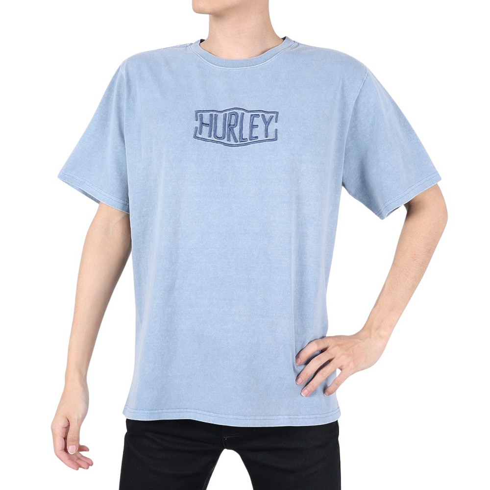 ハーレー（HURLEY）（メンズ）PIGMENT DYED 半袖Tシャツ MSS2411016-DBLE
