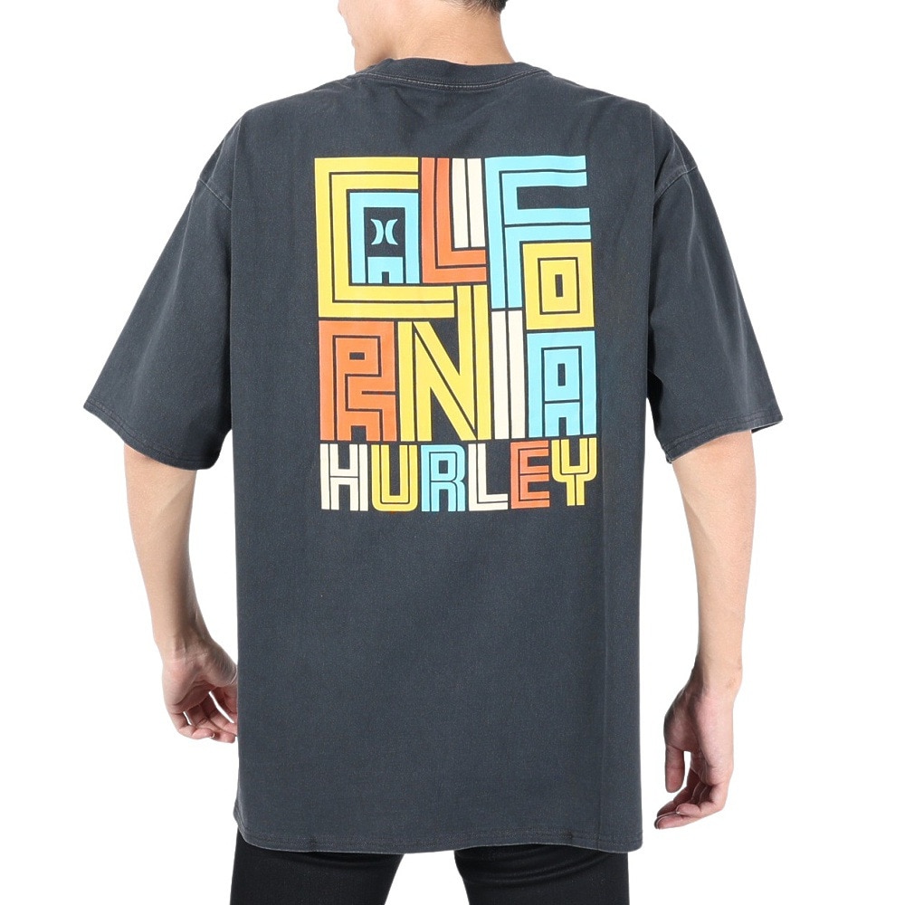 ハーレー（HURLEY）（メンズ）オーバーサイズド カリフォルニア 半袖Tシャツ MSS2411018-BLK
