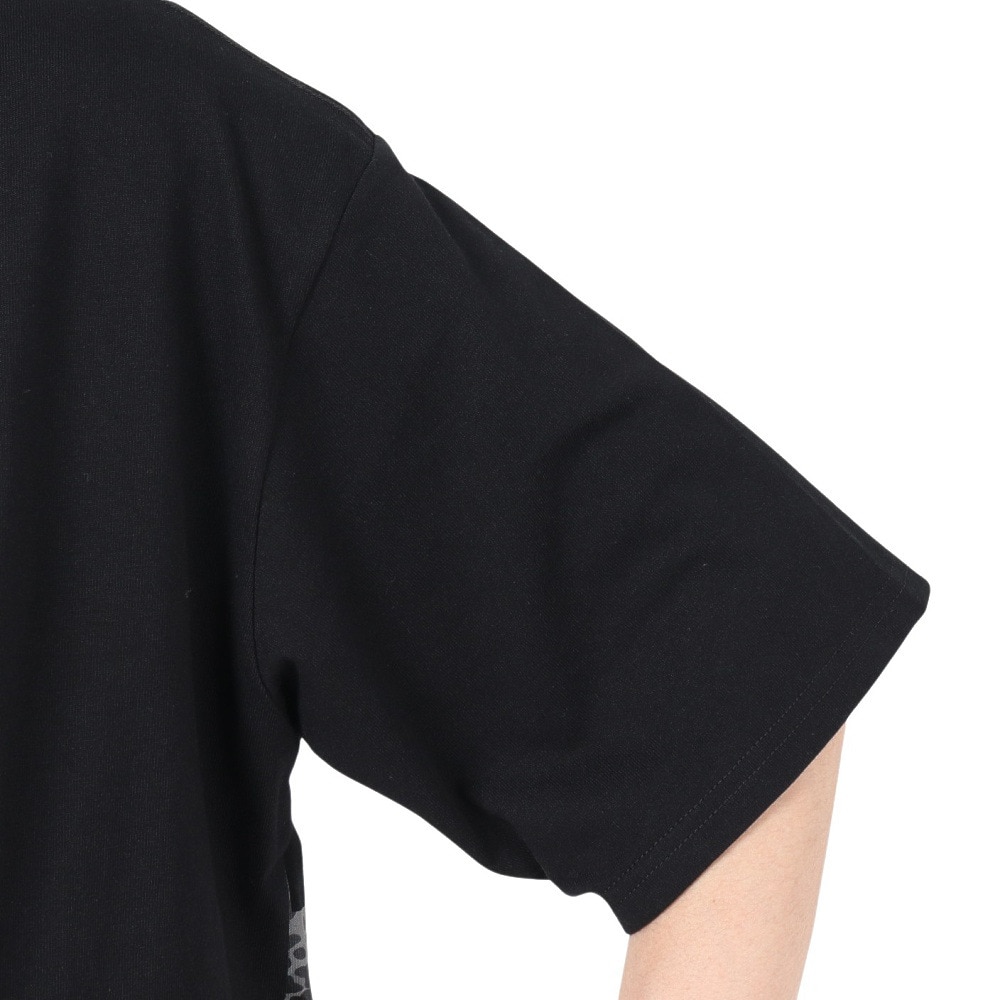 ハーレー（HURLEY）（メンズ）オーバーサイズド レオパード ビッグ ロゴ半袖Tシャツ MSS2411023-BLK